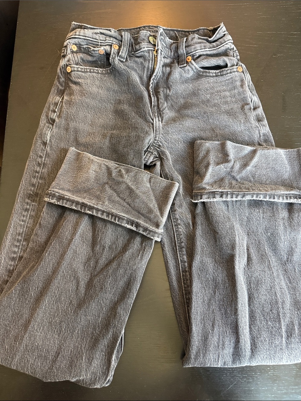 American Eagle Outfitters Black Wash Bootcut Jeans